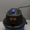  Koblenz WD-2L Portable Wet Dry Vacuum, 2-Gallon 2 PHP Suction Plus Blower Vacuum Cleaner for Liquids, Dust, Pet Hairs, 10' Reach, Ideal for Home, Car, Garage, Shop, Accessories Included, Blue/Black: Tools & Home Improvement