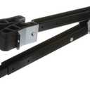 attwood 460-ADJ Adjustable Transom Saver, 36 to 60 Inches, Steel Construction, Rubber Pads, Corrosion-Resistant Black Finish