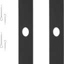 8 x 2" Universal Edger Blades (1" Center Hole) Compatible with Echo, S tihl, Troy-Bilt, Craftsman, Maruyama Lawn Edger, Replace 613223 237001 720-237-001 4133-713-4101 216062, 2 Pack