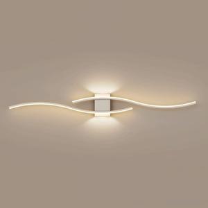 Wall Light Fixtures Indoor Arc Linear Dimmable Integrated LED Metal Wall Sconce, Minimalistic, Modern, Contemporary 2700K-6500K Infinitely Dimming Wall Lamps for Bedroom, Living Room, Bathroom Hallway