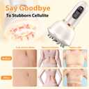 Lymphatic Drainage Massager & Anti Cellulite Massage Tool, Helps Reduce Stretch Marks, Body Sculpting Machine with Microcurrent, Light, Heat & Vibration