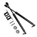 Lift Supports for Toyota Corolla E160 E170 2014-2018 Front Bonnet Hood Modify Carbon Fiber Gas Charged Shock Dampers Spring Struts Bar (2 PCS) (Normal Black)