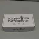 WiFi Extender with Ethernet Port, 1200Mbps Dual Band (5GHz/2.4GHz) WiFi Booster.Covers Up to 12880 Sq.ft,Supports 105 Devices, Easy Setup Signal Booster, EasyMesh Compatible, Four Directional Antennas