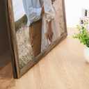 euwazram Rustic Walnut 8x32 Frame - Single Frame, 8 x 32 Poster Frame for Artwork, Puzzles, Photos and Movie Posters Picture Frames