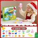Advent Calendar 2025 Mochi Squishy - 24 Days of Christmas Countdown Calendar, Contains 24 Mochi Squishies Assorted Animal,Gift Ideas for Boys Girls and Teens Christmas Party Favor