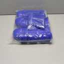 Nuogo Plastic Baseball Hat Ice Cream Bowls Set of 100 with Spoons, 18.0 oz, Blue, Classic, Disposable