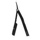 Level 3 Milly Razor - Fast and East to Assemble - Excellent Grip and Control - Straight Razor Holder- Level Three Holder (Black)