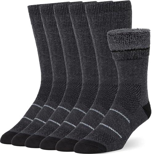 COZIA Merino Wool Socks for Men & Women Casual Warm Winter Cozy Thermal Socks M/L