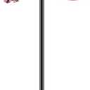 Gtongoko Bird Feeder Pole for Outdoors Heavy Duty, 63 Inch Double Shepherds Hook with 5-Prong Stable Base, 5/8 Inch Thick Hummingbird Feeder Stand for Hanging Plants, Lanterns, 1 Pack