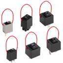 9038 Relay Tester,Fuel Pump Relay Bypass Master Kit for Domestic/Volkswagen/GM/BMW/Chrysler/Audi Replaces# 9036 9037(6 PCS), black