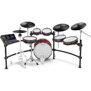 Alesis Strata Prime Electric Drum Set with Touch Screen, Triple-Zone ARC Cymbals, Active Magnetic Hi-Hat Controller, Dual-Zone Mesh Heads, 20" Kick, 215,000 Multi-Channel Samples