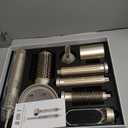 DORISILK 8 in 1 Hair Styler & Hair Dryer Brush Blow Dryer, 110,000 RPM High-Speed Hot Brush Styler and Auto Wrap Curlers, Ionic Smooth for Straightening Curling Volumizing Fast Drying, Champagne Gold