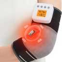 CAMECO Cordless Elbow Arm Massager with Heat for Tendonitis & Tennis Elbow, Rechargeable Arm Heating Pad Wrap for Women Men Pain Relief, Portable Vibration Massage Heatd Brace, Auto ShutOff