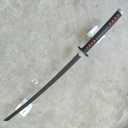 Sword Valley Demon Series Anime Sword - Slayers Katana40.9" LengthAnime Original Texture Carbon Steel Blade Carving SymbolNon-Slip Gripfor Cosplay & Display