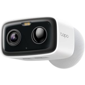Tapo 1080p Outdoor Wireless Security Camera - Up to 180-Day Battery, Person Detection, Color Night Vision, Subscription-Free Local Storage or Optional Cloud, Works with Alexa & Google Assistant, C400 (White)