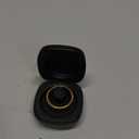 Smart Ring for Women Men Fitness Ring with Heart Rate, Blood Oxygen, Blood Pressure, Sleep Tracker, Step Tracker, IP68 Waterproof Health Ring for iOS & Android,No Subscription Fee (Gold, 7#)