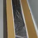 SAUMONIERES Fireplace Mantel Shelves 48 Inch Solid Wood Wall Mounted Long Floating Shelf Hollow, Black