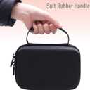 LTGEM Case Compatible with Yoto Player 3rd Gen Kids Speaker and Yoto Card, Black+Orange(Case Only)