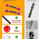 Sway Bar Link for 2007-2018 Chevy Silverado GMC Sierra 1500, Stabilizer Links with PU Bushings for Chevy Suburban Tahoe GMC Yukon Cadillac Escalade, Front Suspension System Replace OE K700538 K700432