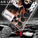 Vintage Cowboy Aesthetic Wild West Life Collage,Trendy Cool Soft TPU Bumper Case for Galaxy S24 Ultra