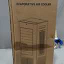 PNTCK 3-IN-1 Evaporative Air Cooler with 8L Bottom Water Tank, 2 Ice Packs, 4 Modes, 3 Speeds, 12H Timer, Remote, Swamp Coolers Air Cooler Fan for Room Bedroom Office Garage