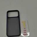 TORRAS for iPhone 17 Pro Case, Beyond Military-Grade Protection, Camera Control Button, DIY Buttons, Translucent Matte Slim Thin Shockproof Hard Back Anti-Scratch Phone case for iPhone 17 Pro, Black