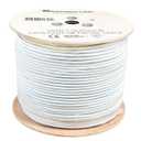 Premiertek Outdoor UV 1000ft Double Jacket Cat6 23AWG CCA FTP (Foil Shield) 4-Pairs Premium Network LAN Cable Direct Burial UV Rated Waterproof White Color