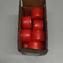 MECCANIXITY 3oz Candle Tins, 12pcs Metal Candle Tins Jars with Lids Round Empty Tin Can Containers Bulk for Storage Tea and Making DIY Arts Crafts Christmas Gifts, Red