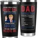 Gifts for Dad from Daughter, Son - Fathers Day Gift for Dad - Birthday, Father's Day, Christmas Gifts for Dads - Father Gift Ideas - New Papa Daddy Stepdad Ideas for Men - 20 Oz Tumbler