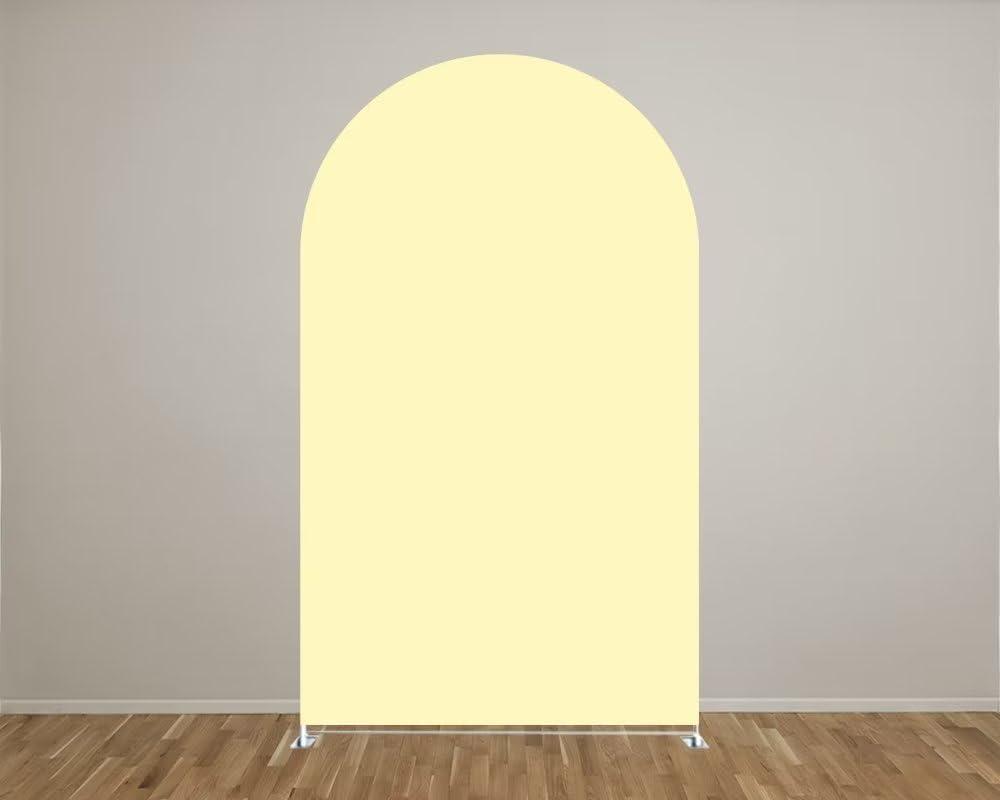 Arch Backdrop Cover Light Yellow Background Cover
  25 inch wide x 65 inch long