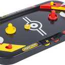 Gamie 2 in 1 Sports Table Games Mini Air Hockey Table for Kids, and Soccer Mini Games for Indoor Fun, Includes Pucks, Balls, and Strikers, Air Hockey Fits on Table or Floor for Adult and Kids