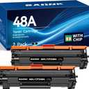 CF248A 48A Toner Cartridge Compatible Replacement for HP 48A Toner Cartridge Black Compatible for HP Pro M15w M15a M16w M16a MFP M29w M29a M28w M28a M30w M31w M14 M17 M15 M28 (2 Black)