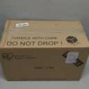 IRIS USA Fits 6" x 6" Paper, 8-Pack Thick Portable Plastic Scrapbook Paper Storage Cases Organizers with Built-in Handle for Art and Craft Supplies, Office Document, Stationery, Photo - Clear