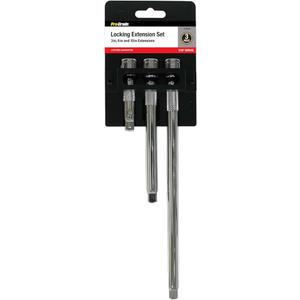 Pro-Grade 13018 3/8-Inch Drive with Locking Extension Set, 2-Piece