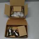 BESTTEN 2 Pack Keyed Same Exterior Door Knobs and Single Cylinder Deadbolts Combo Set, Keyed Alike Entry Door Knobs with Locks and Keys for Entrance and Front Door, Satin Nickel