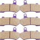 ECCPP Brake Pads for FLHTCU Ultra Classic Electra Glide 2008-2022, FLHR Road King FLHX Street Glide 2008-2022, Front and Rear Braking Pads Kits Set
