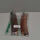 Heatless Curls Overnight Set - 4PCS Jumbo Velvet Hair Rollers to Sleep In, Soft Flexi Rods for No Damage Curls and Wave (Brownish red)