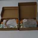 Demissle 40 Fall Pumpkin Baby Shower Favors Thanksgiving Bridal Shower Soap Favors Mini Pumpkin Soap Thanks Card Gift Bag with String for Guest Wedding Autumn Party Decor Gifts (Colorful), 2 Packs