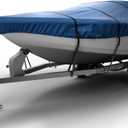 Seal Skin Covers Universal Boat Cover, Waterproof Marine-Grade Cover for 12'-14'L x 68" W (Beam), Heavy-Duty & UV-Resistant, Ideal for Bass Boats, V-Hull, Fishing & Runboat