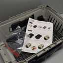 Elevon Plastic Kennels, Plastic Dog Crate, Airline Approved Pet Carrier for Dogs and Cats Longer Traveling, M