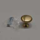 Amerock | Cabinet Knob | Champagne Bronze | 1-1/4 inch (32 mm) Diameter | Edona | Drawer Knob | Cabinet Hardware (Pack of 1)