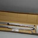 Double Curtain Rods, 28-48 Inch, Brushed Nickel, Metal, Wall Mounted, Room Darkening, Curtain Rod