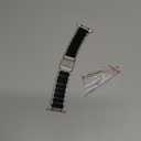 Magnetic Titanium Band Compatible with Apple Watch Ultra 3/2/1 Band 49mm Series 11 10 46mm 45mm 44mm 42mm SE 3/2/1 9 8 7 6 5 4,Luxury Silicone Dual-Layer Link For iwatch Men Women