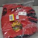Mens NHL Old English Varsity Jacket (Large, Red/Black)