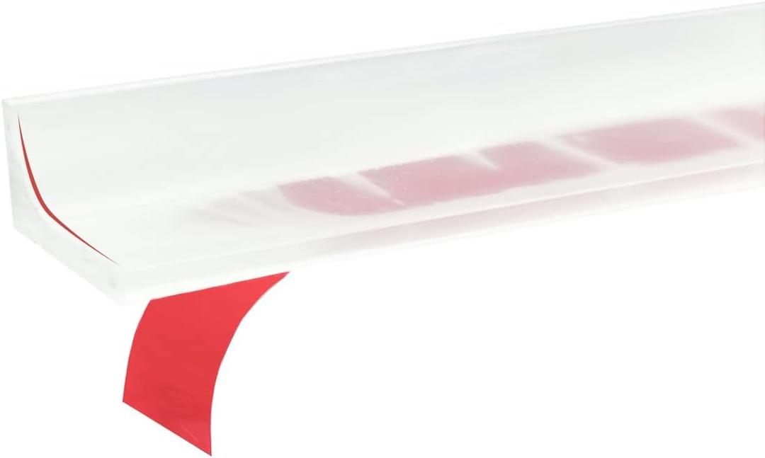 39-inch Shower Threshold Water Dam,Keep Water In Shower or Countertop Dry, Apply Toapply To Countertop, Shower, Bathroom, Bathtub Self Adhesive Caulk Seal Strip Edge Translucent