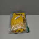 toolant Winter Leather Work Gloves, Warm 3M Thinsulate Lining for Cold Weather Work, Thermal Insulated Gloves (Large, Yellow - Winter Version (2 Pair))