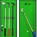 Golf Pen Set & Mini Desktop Golf Putting Green Game - Funny Gifts for Golfers, Adults, Teens, Boss, Coworkers - Office Desk Toy and Unique Stocking Stuffers