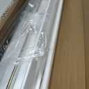 Cordless Faux Wood Blinds 45" W x 72" H, 2 Inch Slat Horizontal Windows Blinds with Crown Valance, Room Darkening, White Blinds for Home Interiors.