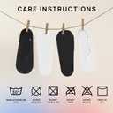 ONDO Organic No Show Cotton Socks Invisible, Non-Slip, Soft Comfortable Toe Men & Women 4-Pack (Black, Large)
