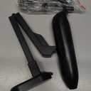 Electric Milk Frother Handheld: Rechargeable 3 in 1 - LED Digital Display with 3 Speeds Portable Stainless Steel Drink Foam Mixer for Milk Coffee, Lattes - Starlight Black